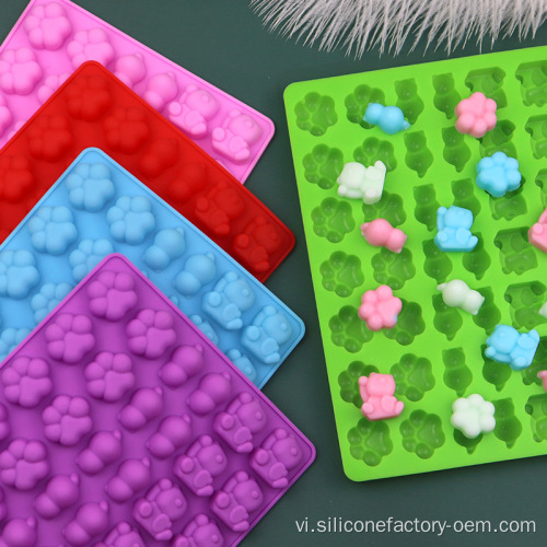 khuôn mẫu sô cô la silicone tùy chỉnh